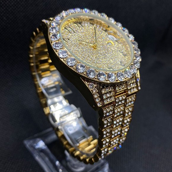 Iced Out Diamond Luxury Design Watch - Picture 2 of 5